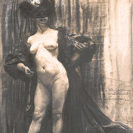 NAHÁ ŽENA V INTERIÉRU