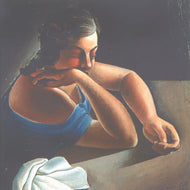 FIGURE AT A TABLE (Portrait of My Sister)
