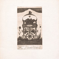 EXLIBRIS FERD. GRAMATICA. ROLLENDER WAGEN