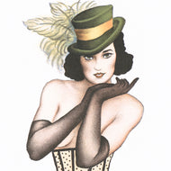 BURLESKA ZELENÝ KLOBOUK