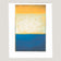 No. 6 (YELLOW, WHITE, BLUE OVER YELLOW ON GRAY)