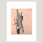 MAN SITTING IN AN ARMCHAIR