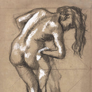 APRÈS LE BAIN, FEMME S'ESSUYANT