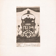 EXLIBRIS FERD. GRAMATICA. ROLLENDER WAGEN