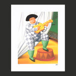 HARLEQUIN WITH GUITAR